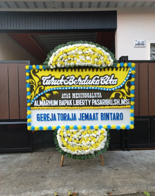 Papan Bunga Duka di Sorkam